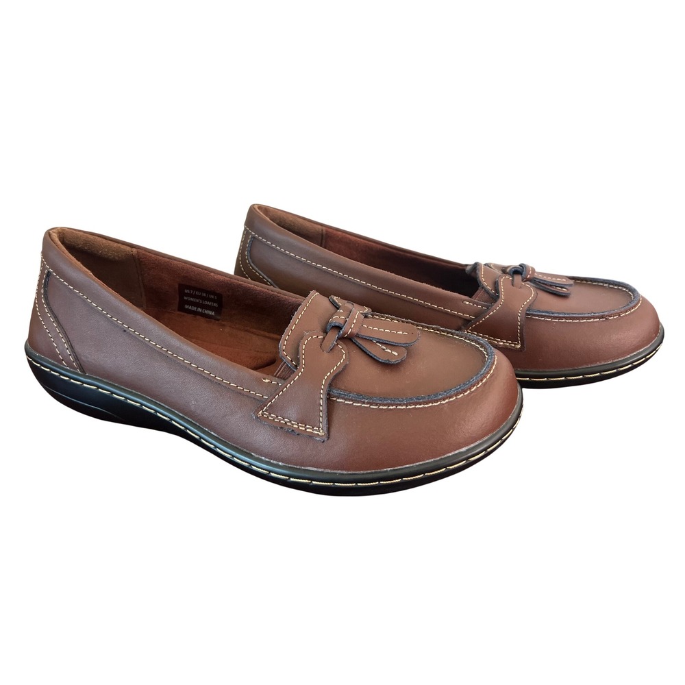 Artisure Womens Brown Tassel Loafers Slip On Comfort Shoes Size 7 EU 38 UK 5